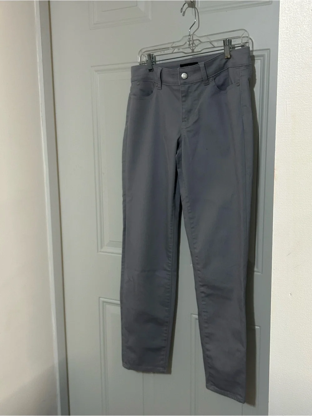 Talbots Gray Straight-Leg Jeans